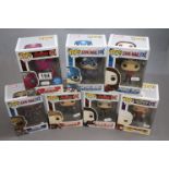 Seven boxed Marvel Funko Pop! Figures to include 133 Scarlet Witch, 70 Hawkeye, 95 Scarlet Witch, 71