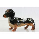 Beswick Dachshund numbered 12 to foot