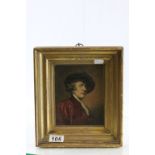 Framed & glazed watercolour of Sir Joshua Reynolds, after the picture in the Council Rooms at the