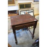 Late 19th / Early 20th century Mahogany Side Table with Drawer