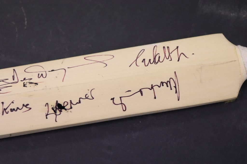 Miniature Cricket Bat signed by the England Cricket Team 2004 against the West Indies - Image 6 of 6