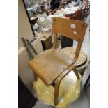 Vintage childs school chair