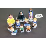 Set of 1980's Wade Snow White & Seven Dwarves to include Witch & Prince Charming