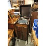 Early 20th century Fullotone Gramophone in Mahogany Inlaid Cabinet