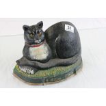 Heavy Cast Iron ' Black Cat ' Doorstop