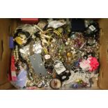 Large Box of Assorted Costume Jewellery