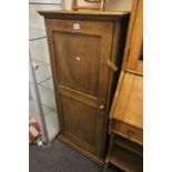 Good pale oak storage cupboard