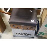 Silstar Fishing Box / Stool with some Fishing Accessories inside