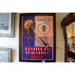 Studio framed Bistro print Pasta advert