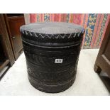 Stool made from Car Tyres