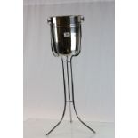 Art Deco Style Champagne / Ice Bucket on Stand