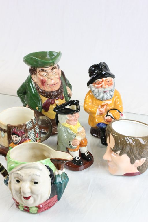 Mixed ceramics in two boxes to include; beswick and Sylvac animals and a Doulton Toby jug - Image 2 of 4