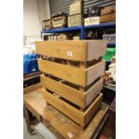 Pine apple and vegetable storage four tray rack