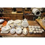 Extensive Mason's Regency Dinner, Tea and Coffee Service including Two Lidded Tureens, Three