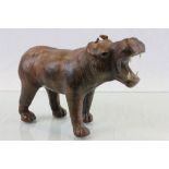 Leather Model of a Hippo