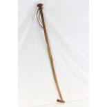 Vintage leather whip, possibly for Camel's