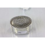 Dutch 17th Century hallmarked Silver Snuff box with engraved decoration