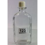 Art Deco ' Harrods of London ' Glass Bottle with White Lid