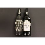 Two vintage unopened bottles of Port