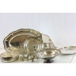 Collection of vintage Silver plate to include trays