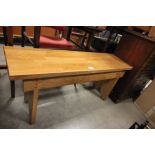 Modern Oak Bench