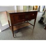 Edwardian Mahogany Side Cabinet