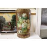 Wooden Stickstand decorated with a floral display