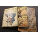 Two Early French Historical Illustrated Books by Emile Hinselin along with Llanelly Schools Ledger