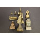 Collection of brass & other Eastern Deities