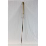 Vintage Riding Whip with gilt fittings and marked Swaine & Adeney London