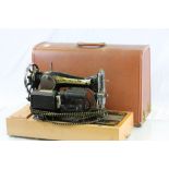 Cased Electric Singer Sewing Machine