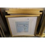 Four Limited Edition Prints after J M W Turner