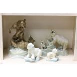 Group of four ceramic Bear figures to include Polar Bears