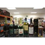 Four bottles of Whisky to include Canadian Club & the Singleton of Dufftown plus four bottles of