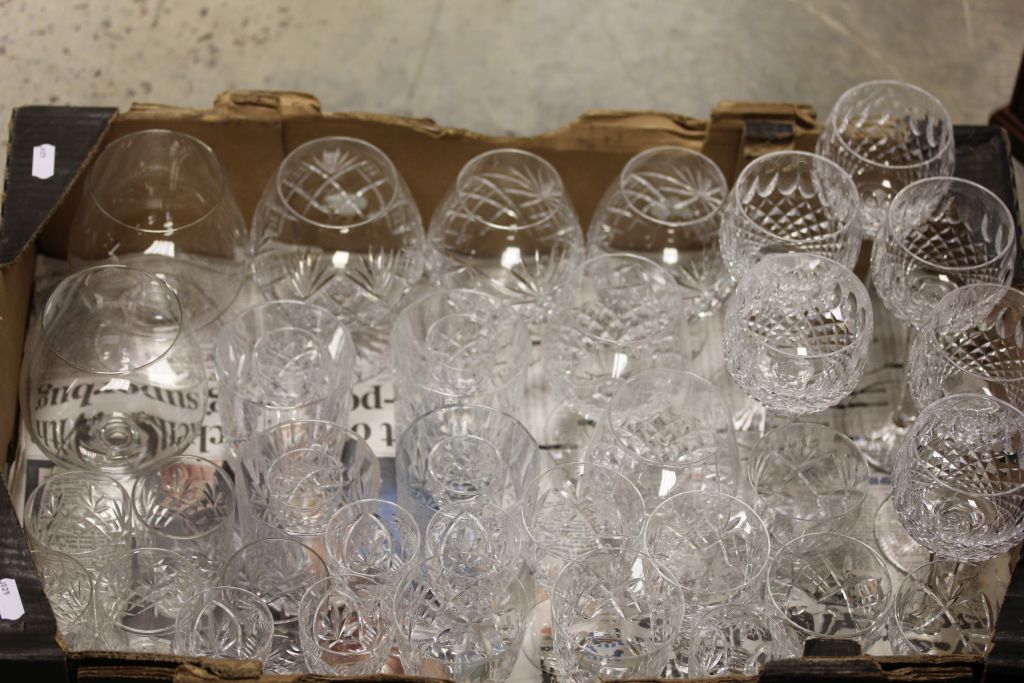 Collection of Glassware to include Crystal Decanters, tumblers etc in two boxes - Image 2 of 2