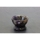 Small Blue John Footed bowl