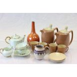 Vintage ceramics to include Paragon breakfast set for Aspreys, Carlton Lustre & Poole