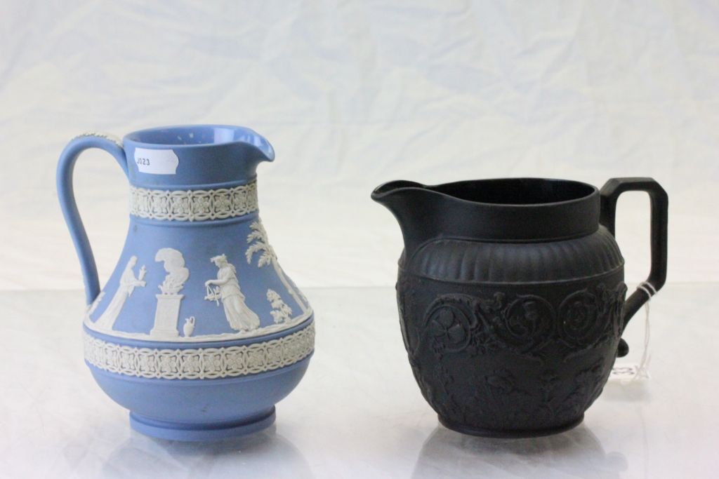 Two Wedgewood Jugs to include Black Basalt