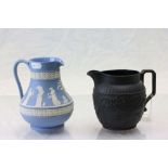 Two Wedgewood Jugs to include Black Basalt