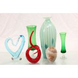 Collection of vintage Art glass