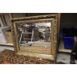 Regency Ornate Gilt Framed Mirror with bevelled edge