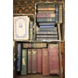 Collection of vintage books to include 18th Century and a box of 1950's Blackwood's Magazine