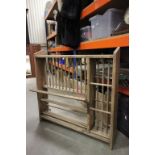 Early 20th century Pine Hanging Kitchen Plate Rack