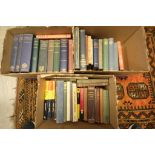 Collection of vintage mainly Technical hardback books in two boxes