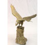 Large Brass Model of an Eagle