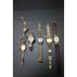 Six ladies wrist watches