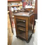 19th century Rosewood Cabinet with Frieze Top