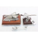 Concorde - English Miniatures Pewter Model of Concorde. Legends of the Sky Model of Concorde and
