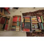 Four boxes of mainly hardback books, both Fiction & Non Fiction
