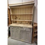 Large 19th century Painted Pine Dresser